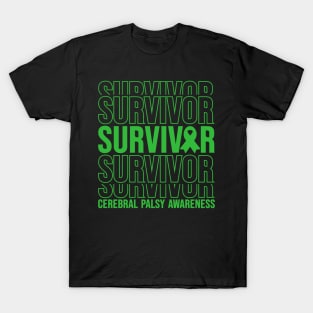 Cerebral Palsy Awareness Cerebral Palsy Survivor T-Shirt
